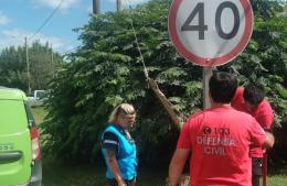 Nueva cartelería de señalización vial en sectores urbanos