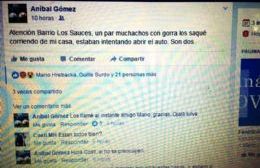 Vecinos del Barrio Los Sauces en alerta