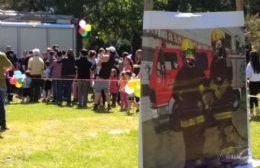 Los niños disfrutaron junto a los Bomberos el festejo de su día