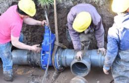 Cortes de agua por trabajos en desagüe pluviales