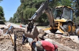 Reparan rotura en un tramo de la macromalla