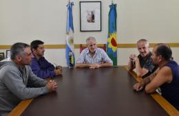 Javier Gastón se reunió con referentes del boxeo local