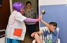 Alegría, sonrisas y regalos en el Hospital Municipal