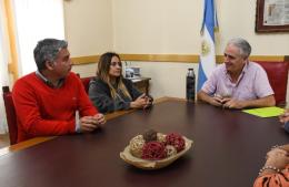 Reunión del intendente con las autoridades del Concejo Deliberante y el Consejo Escolar