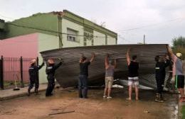Fuerte temporal en Ranchos