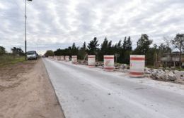 Se habilitó el primer tramo de la repavimentación de la Avenida Juan Manuel de Rosas