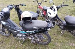 Operativo conjunto contra picadas de motos cerca de la Ruta 20