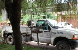 Trabajador de EDEA sufrió descarga eléctrica trabajando en las alturas