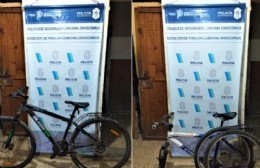Robo dos bicis y las escondió en un baldío: las recuperó la policía
