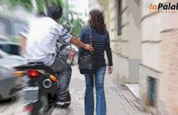 Otra vez los motochorros en acción