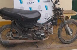 Recuperan moto robada mientras se festejaba un cumpleaños