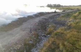 Un nuevo incendio en el basural motivó varias horas de trabajo para los bomberos