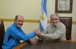 El intendente recibió en su despacho a Daniel Espina