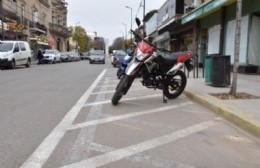 Demarcación de estacionamientos para ciclomotores