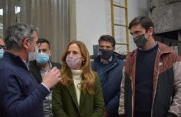 El diputado Rossi acompañó a Tolosa Paz en una visita a Tandil