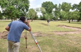 Construyen cancha de beach voley en la Pista de Salud