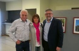 Bedacarratz con el ministro de Trabajo de la Provincia