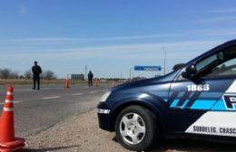 Operativo de la Policía Federal en uno de los accesos a la ciudad