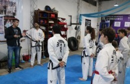 Ferrante llamó a "apoyar y jerarquizar" al taekwondo local