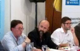 Muscarello en un seminario del Ministerio de Seguridad de la Nación
