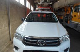 Los bomberos adquirieron una nueva camioneta de traslado
