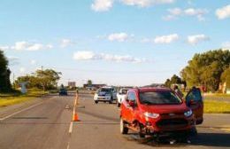 Se chocó la garita del Km 134