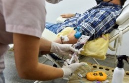 Se realizó una jornada especial de donación de sangre en el Hospital Municipal