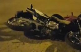 Accidente en la esquina de Rivadavia e Yrigoyen