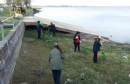 Jornada de limpieza en la Laguna
