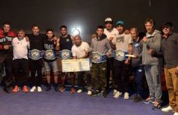 Matías Gerez y Juan Verón en las preliminares de "La Gran Final"