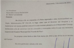 Se viene un plenario de concejales con Rodríguez y Claverol