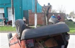 Espectacular accidente en Dolores