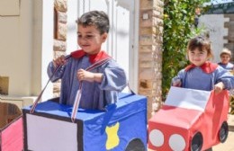 Niños y niñas del Jardín de Infantes Nº 903 participaron de una actividad de educación vial