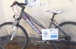 Robaron cuatro bicis y horas más tarde fueron recuperadas