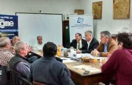 Encuentro entre la Cámara de Comercio y la AEHG