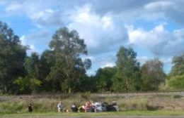 Vuelco en el Kilómetro 136 de la Autovía 2