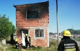Dos menores afectados por el incendio en una vivienda del barrio San Cayetano