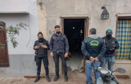 Exitoso allanamiento antidrogas en una vivienda de calle Chappa