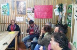 Alexa Oyhamburu se reunió con los integrantes de ATE