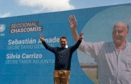 Sebastián Amadeo en el Secretariado Nacional de UTEDYC