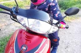 Robo de una moto durante el temporal: una vecina de Fátima pide ayuda para recuperarla