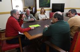 Reunión entre el intendente autoridades del Rotary Club