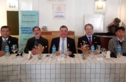 Leandro Bordalecou participó de la celebración por el 85° aniversario del Rotary Chascomús