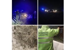 Detectaron pescadores furtivos en la laguna