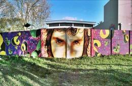 Solicitan al Consejo Escolar que se restituya el mural de Santiago Maldonado