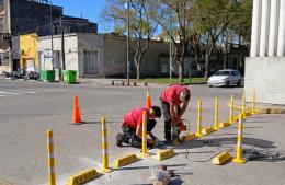 Ordenan la circulación en la zona del Reloj