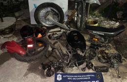 Hallan en Berazategui una moto robada en Chascomús